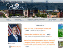 Tablet Screenshot of ci.camden.nj.us