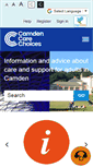 Mobile Screenshot of camdencarechoices.camden.gov.uk